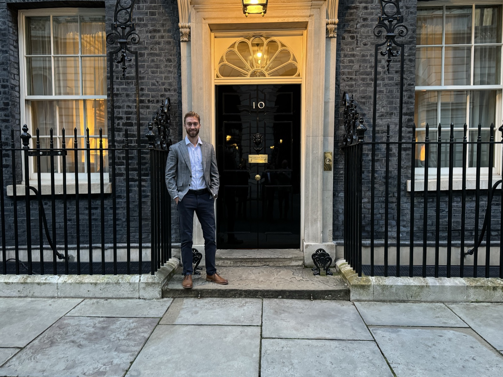 Luke Quilter at 10 Downing Street