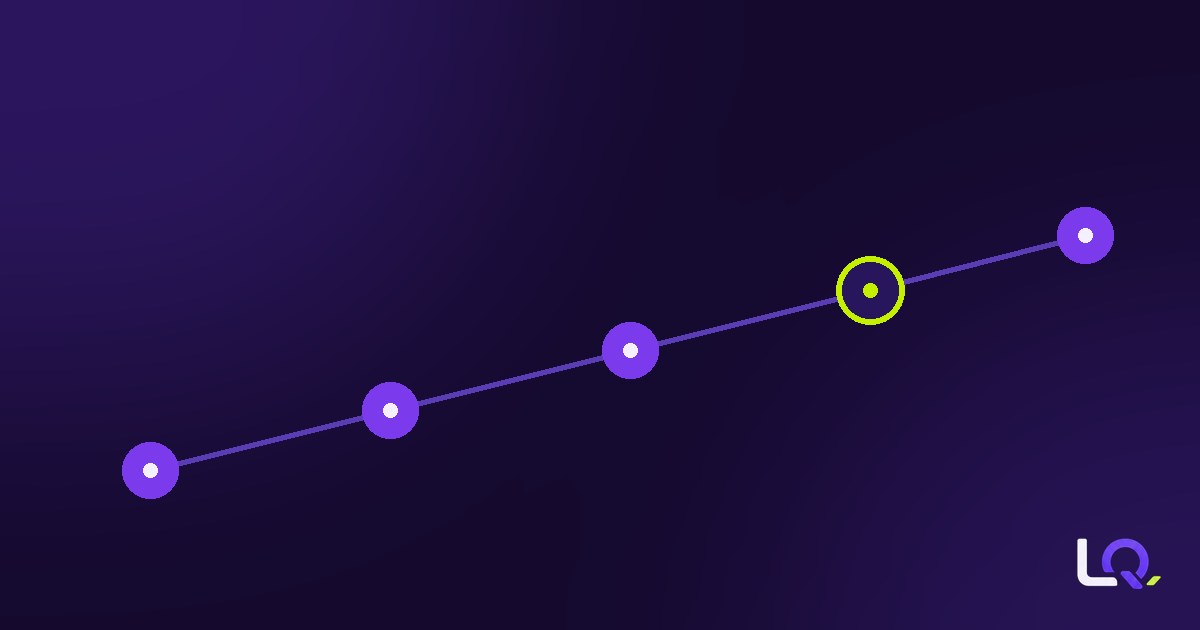 Diagram of the five sections of the AI in Action keynote as an ascending path, with the AI audit step highlighted